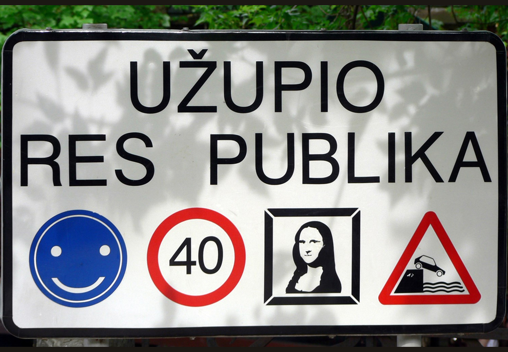 Uzupis: Art. 29: “Nadie puede compartir lo que no posee.”