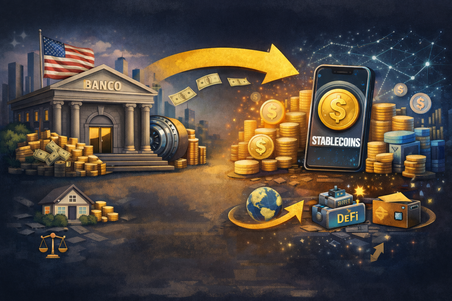 Stablecoins: ¿Una Amenaza Real para los Depósitos Bancarios?