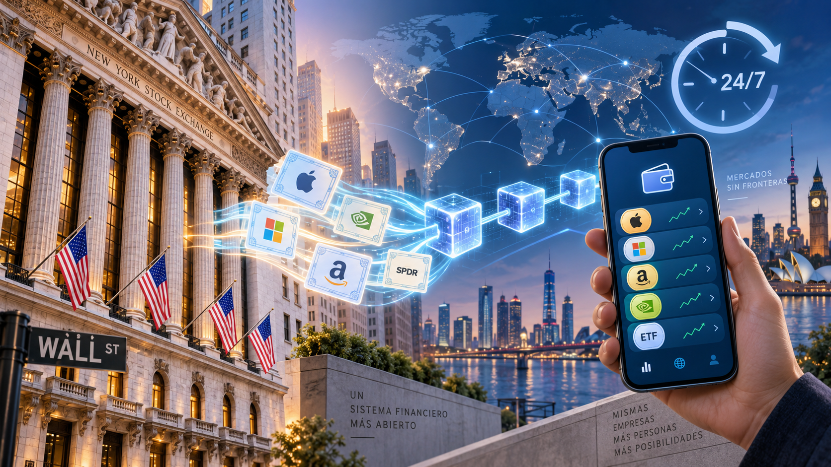 La NYSE lleva Wall Street a blockchain: así funcionarán las acciones tokenizadas